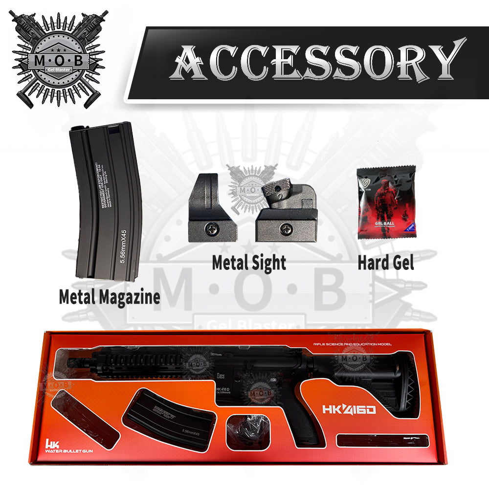 FJS HK416 V4 With Mosfet High End Premium Gel Blaster