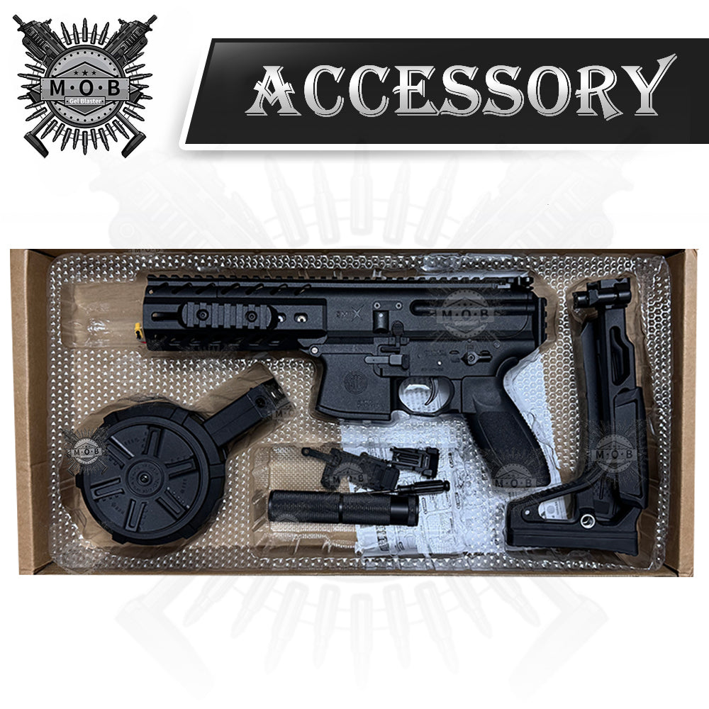 Taran Tactics SIG MPX High End Gel Blaster With Mosfet + Drum Magazine