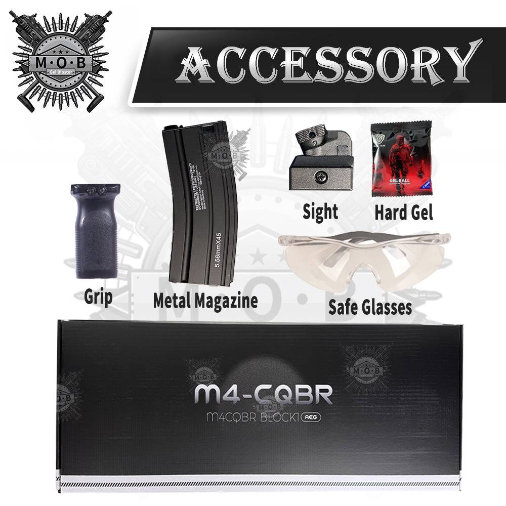 FJS M4A1 CQBR V3 Metal HandGuard/Magazine High End Premium Gel Blaster