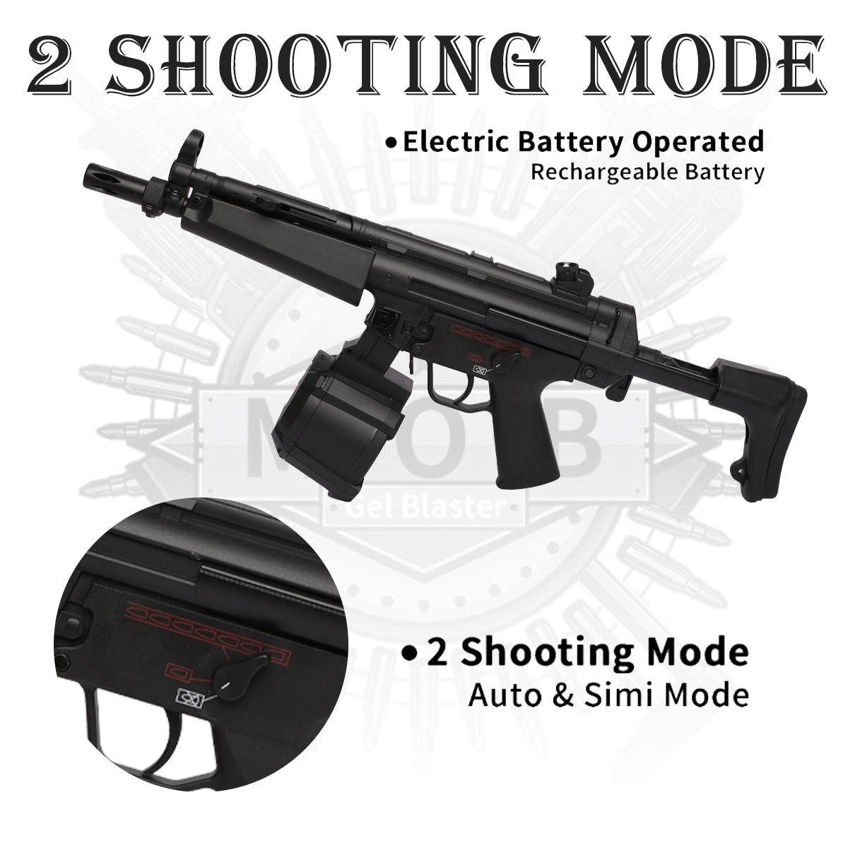 CYMA MP5 Full Accessories High End Gel Blaster