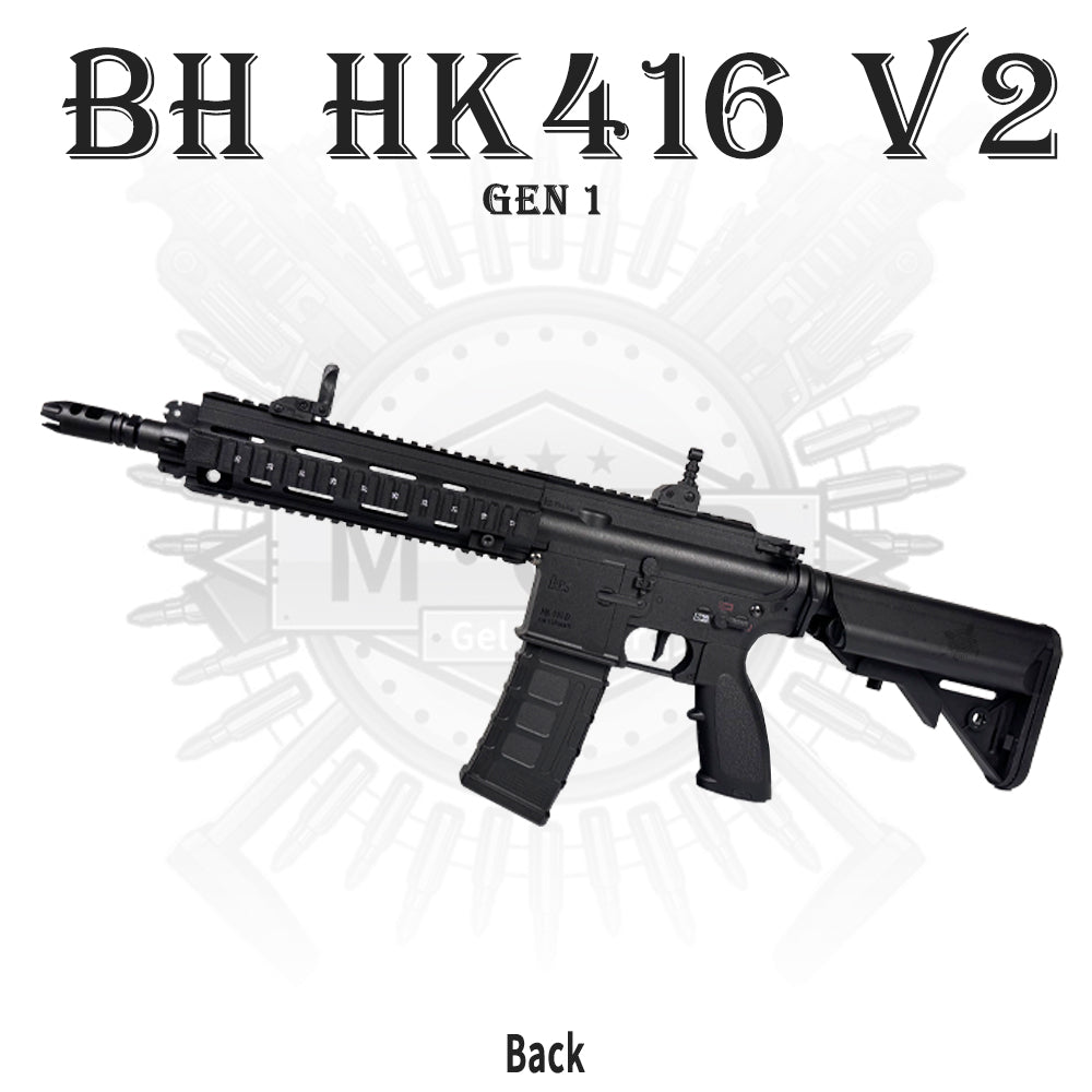 BoHan HK416 Version 2 High End Gel Blaster Black