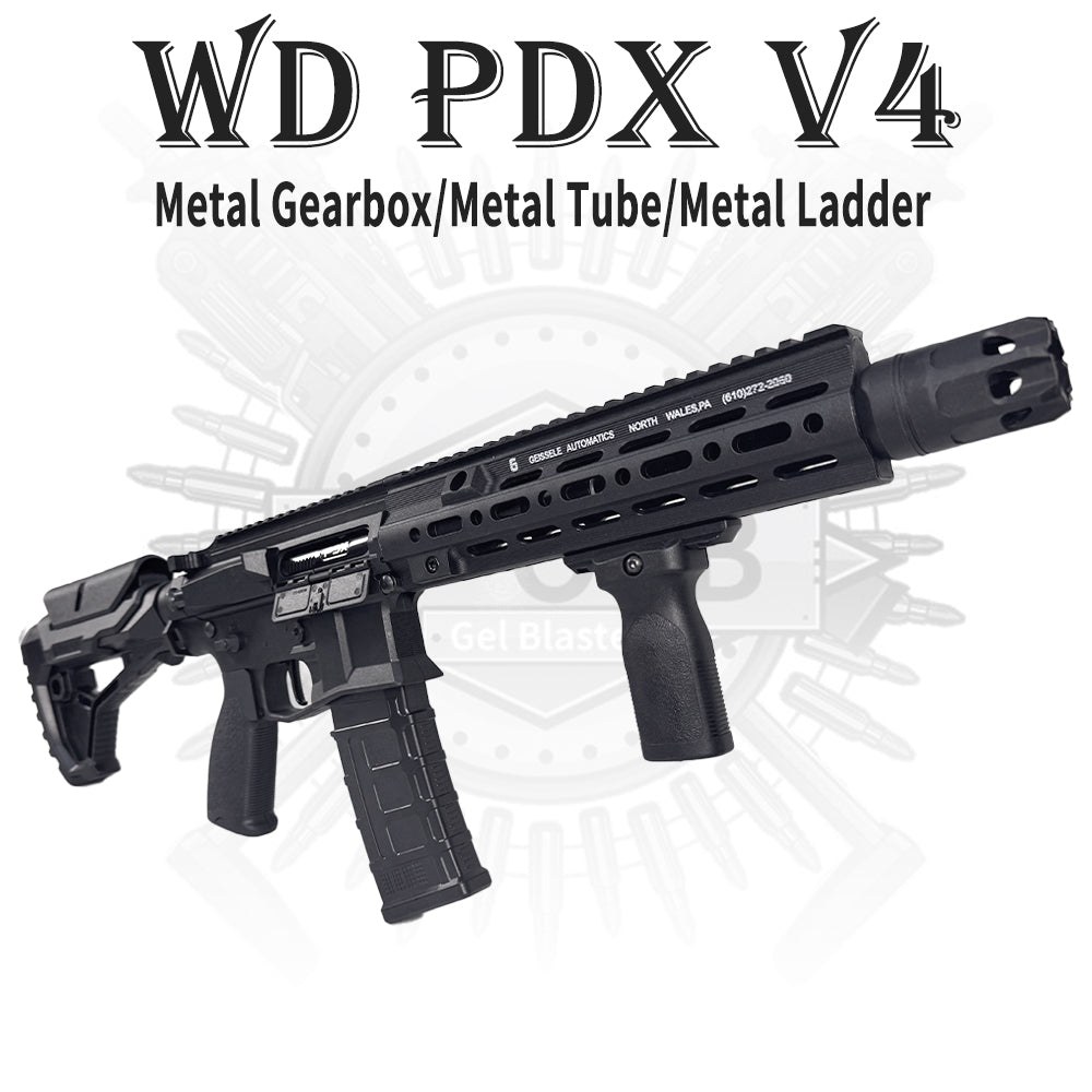 WD PDX V4 High End Metal Gear Box Unit Gel Blaster