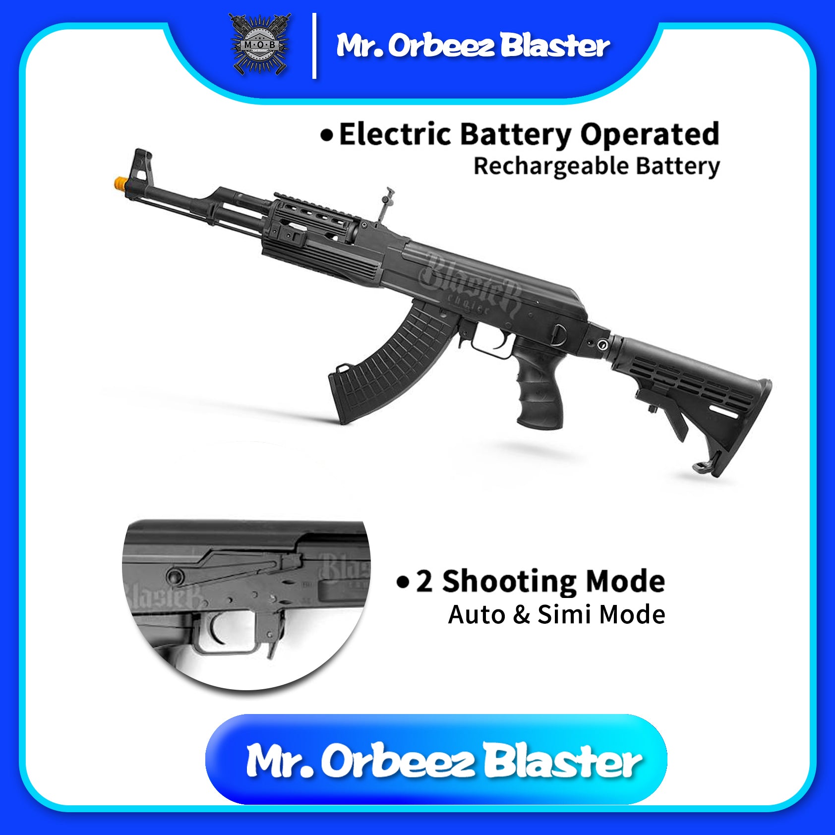 JIN MING AK47 11TH Tratical High End Gel Blaster