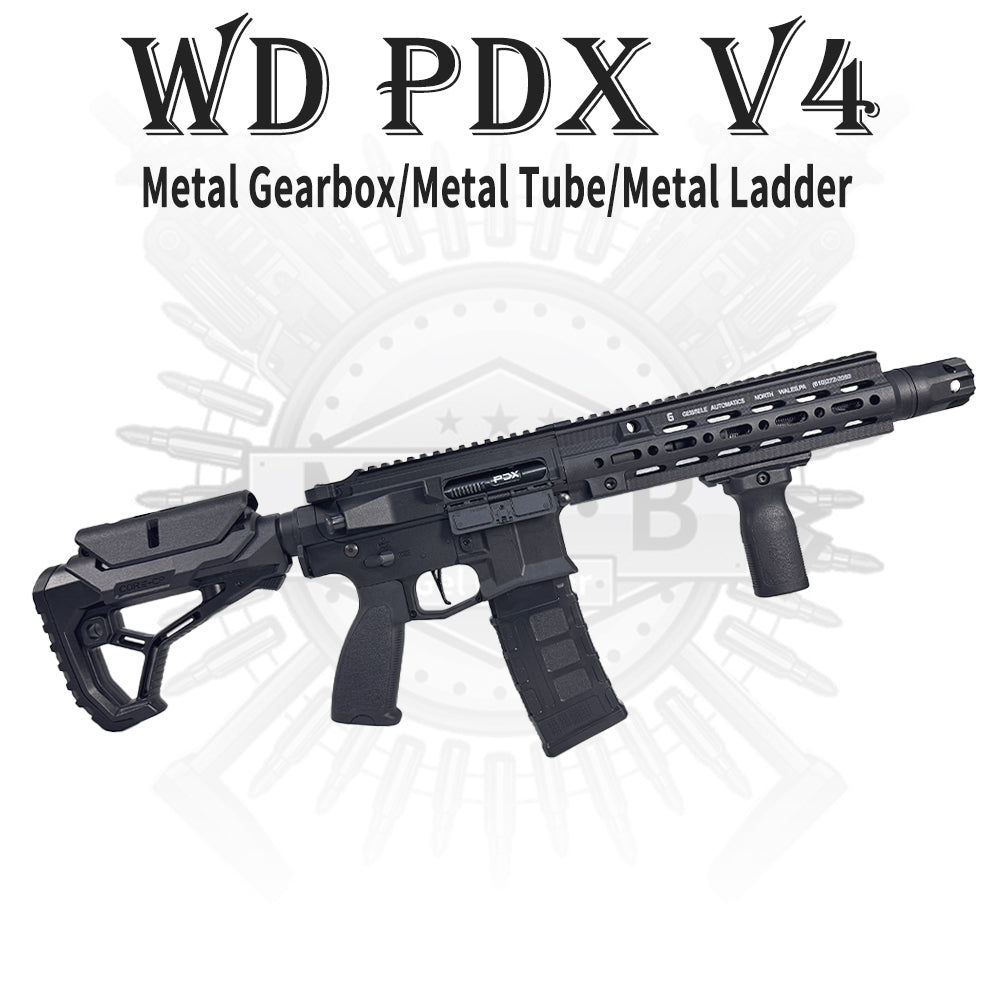WD PDX V4 High End Metal Gear Box Unit Gel Blaster