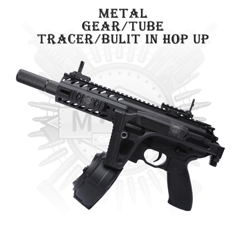 Taran Tactics SIG MPX High End Gel Blaster With Mosfet + Drum Magazine