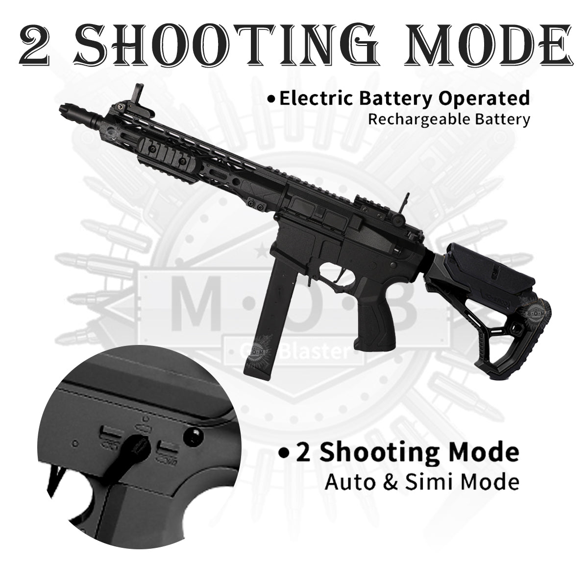 TianGong ARP9 Tratical High End Gel Blaster Black