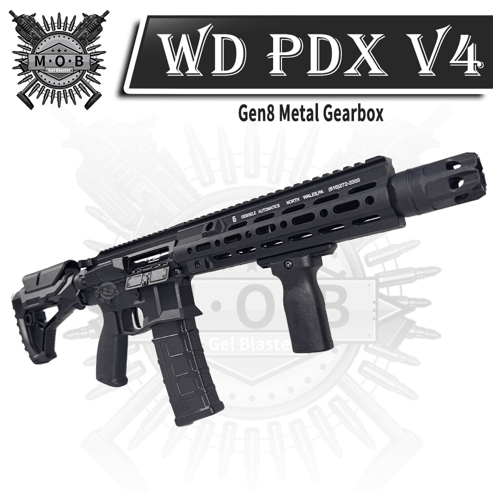 WD PDX V4 High End Metal Gear Box Unit Gel Blaster