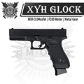 XYH Electric Glock G22 Gel Blaster Pistol With Mosfet / Laser Target Pistol