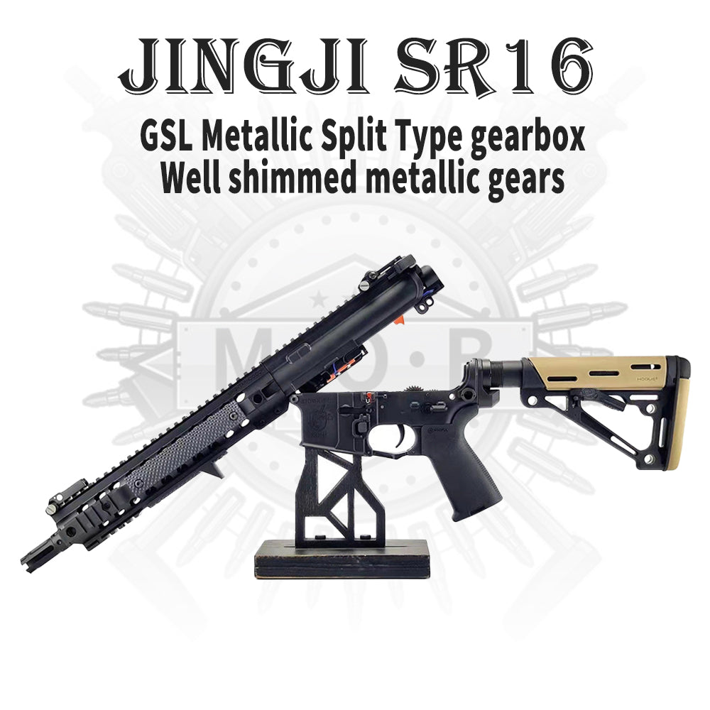 JINGJI SR16 GSL Metallic Split Gearbox Gel Blaster