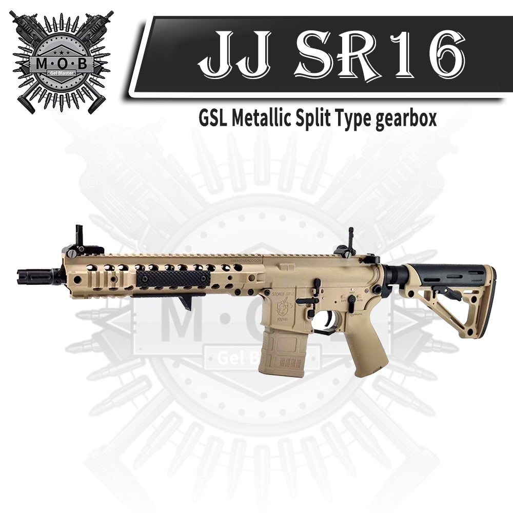 JINGJI SR16 GSL Metallic Split Gearbox Gel Blaster